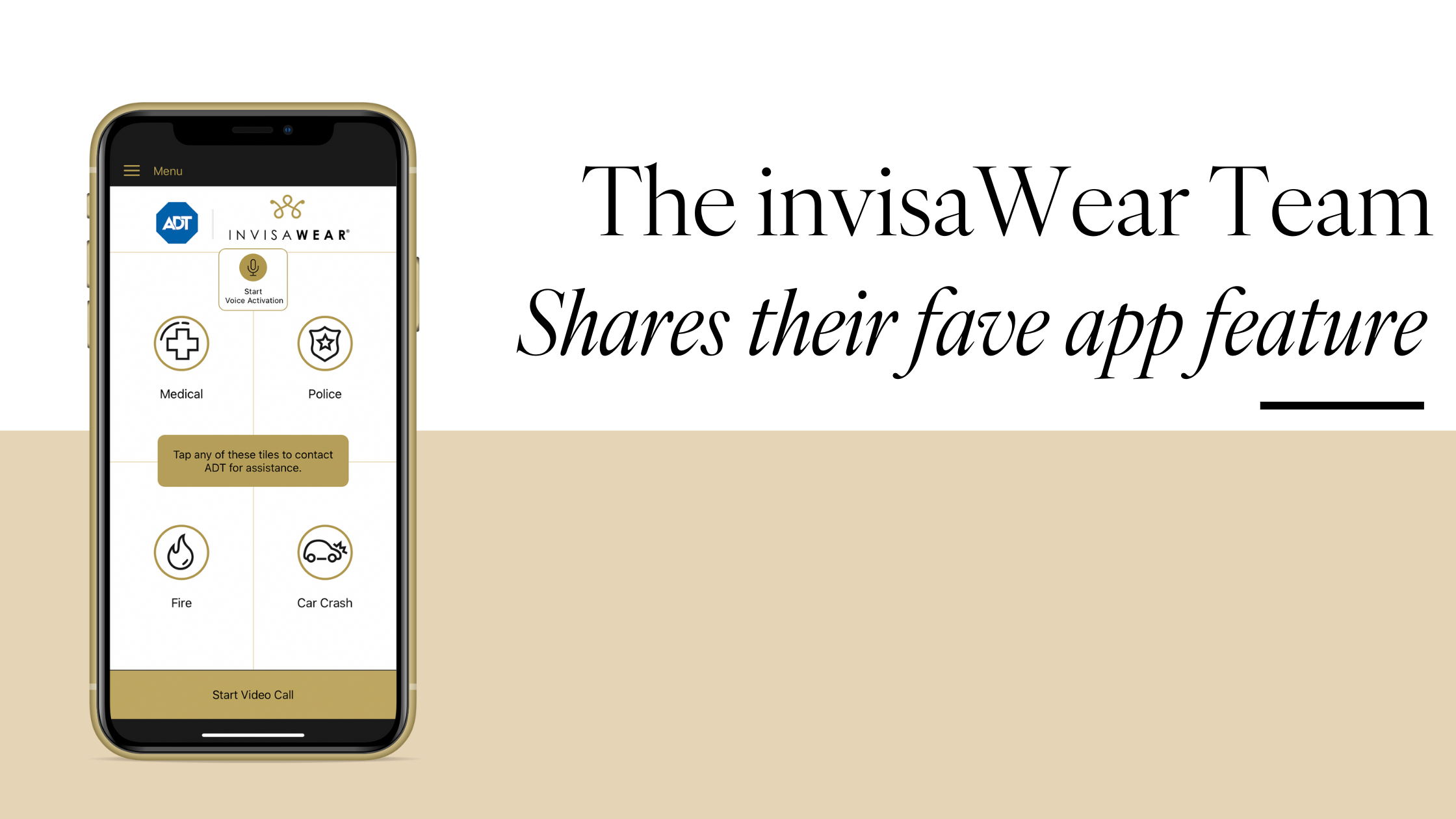The invisaWear Team's Favorite App Feature