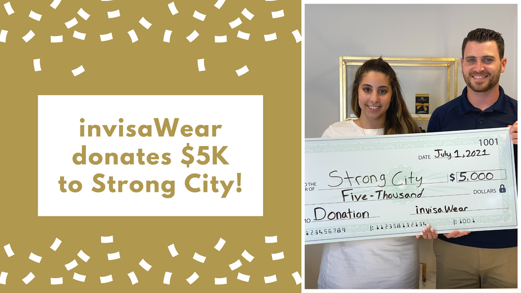 invisaWear® donates $5K to Strong City!